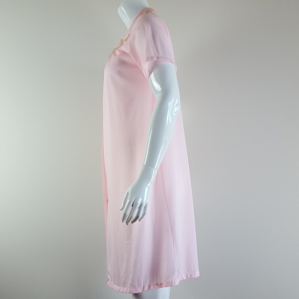 HELD Vintage 50's Pink Nightgown/Robe - Picture 4 of 9